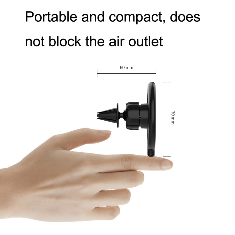 K77 Wireless Charging Stick Car 360 Degree Rotation Stand For Apple MagSafe