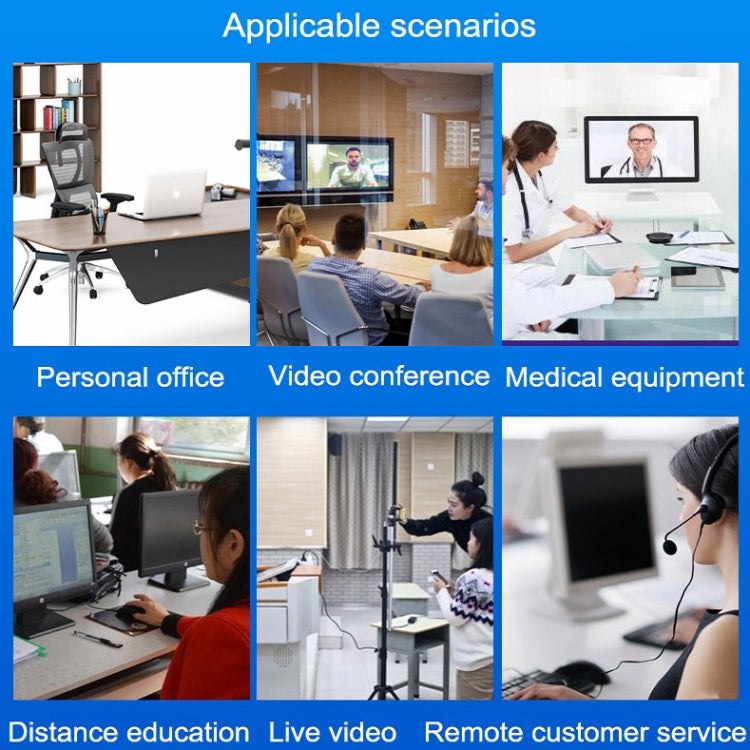 Video Conference Webcast USB Microphone(M200 3.5 Output Built-in Speaker)