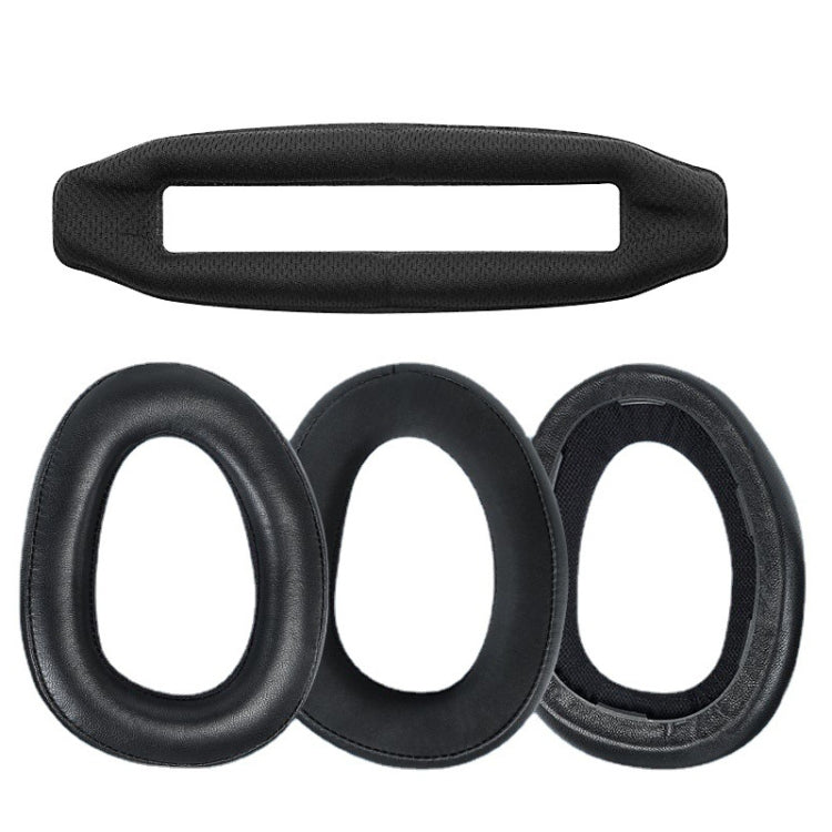 2 PCS Earmuff Head Beam For Sennheiser GSP600 GSP500 GSP670,Style: Lambskin