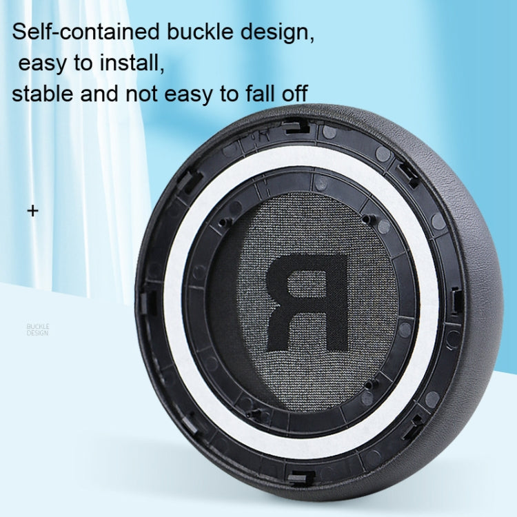 2 PCS Headphone Protector Earmuff Earphone Cover for Lenovo Legion H300(Black)