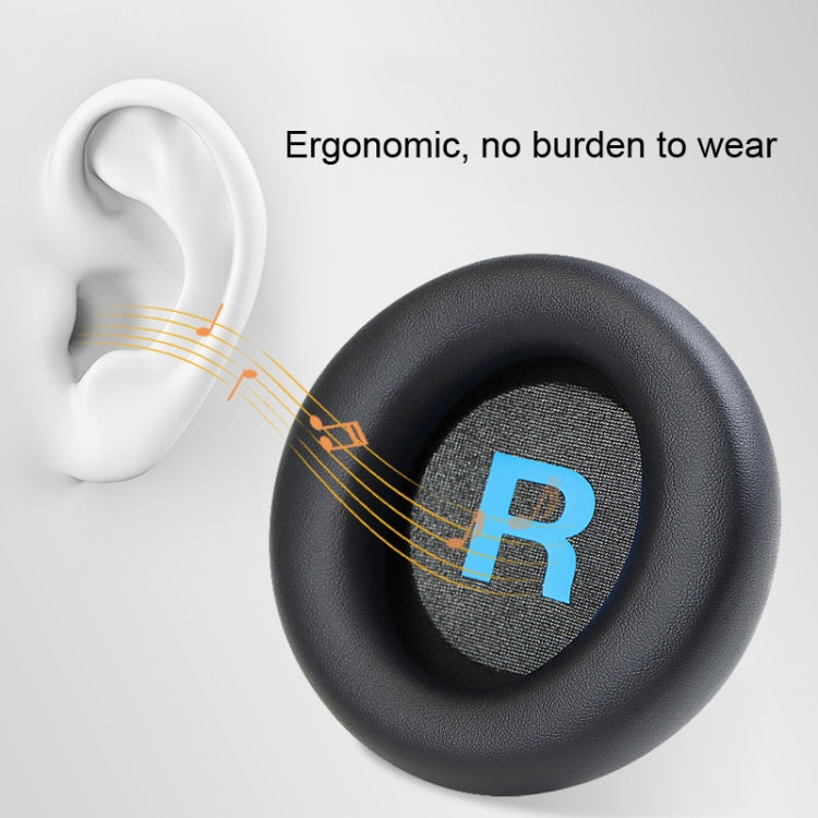 2 PCS Headphone Protector Earmuff Earphone Cover for Lenovo Legion H300(Black)