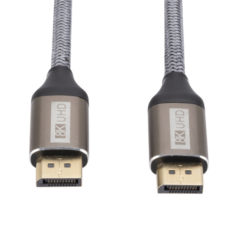 DP032 Computer 8K HD DP Connecting Cable, Length: 2m(Silver Gray)