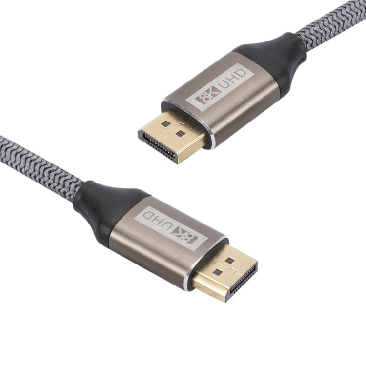 DP032 Computer 8K HD DP Connecting Cable, Length: 5m(Silver Gray)