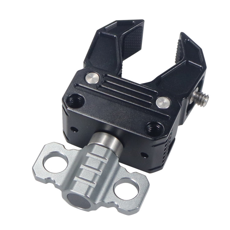 Universal Crab Clip Mount Holder for DSLR Camera Monitor Tripod Stand(Black)