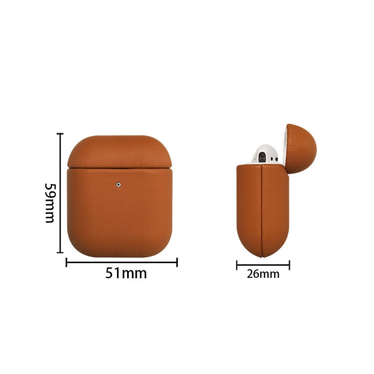 All-inclusive PU Earphone Protective Case For AirPods 1/2