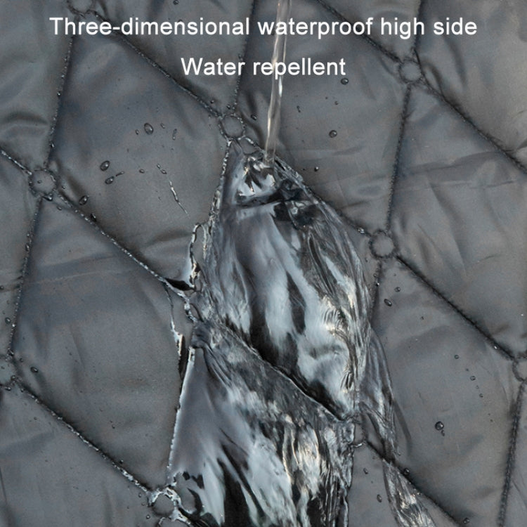 Car Rear Seat Waterproof Bite Resistant Pet Cushion, Color: CZD-B4-13 Cedic Black(137x147cm)