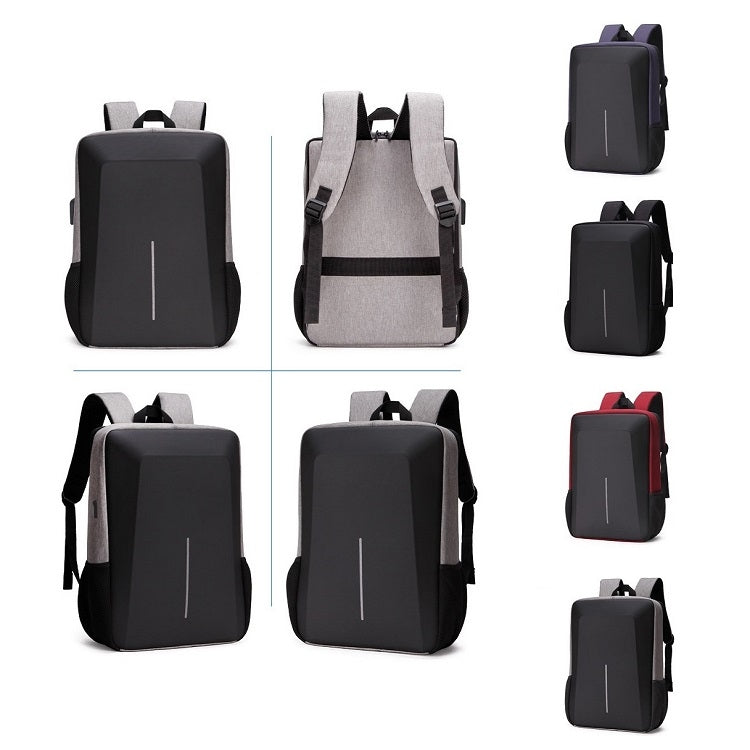 Hard Shell Backpack Alloy Frame Anti-Theft Computer Bag For Men, Color: 8001-J Gray