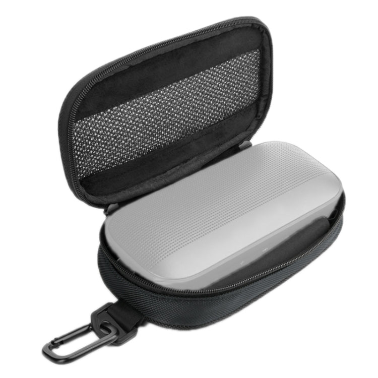 Bluetooth Speaker Mesh EVA Storage Bag for Bose SoundLink Flex(Black)
