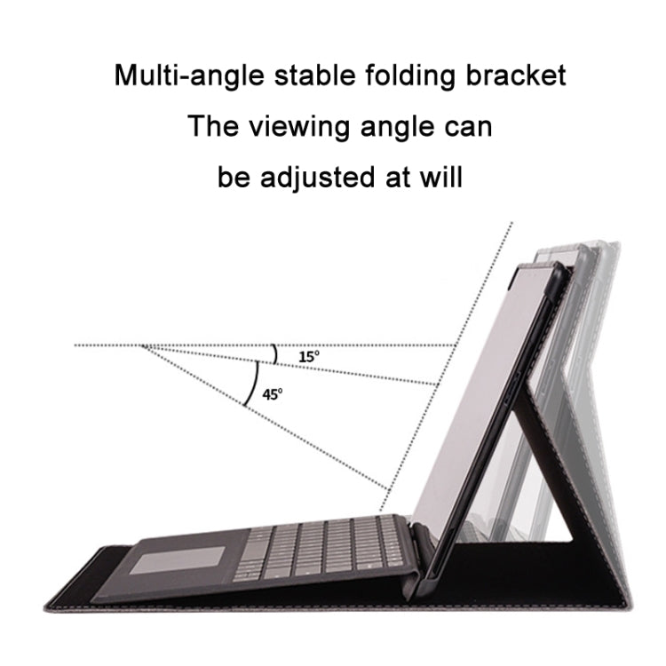 All-Inclusive Drop Case For Microsoft Surface Pro 8, Color: TPU Soft Shell Light Gray With Power Pack