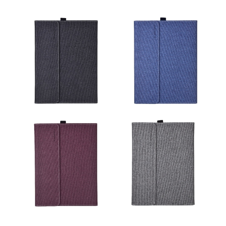 All-Inclusive Drop Case For Microsoft Surface Pro 8, Color: PC Hard Shell Wine Red