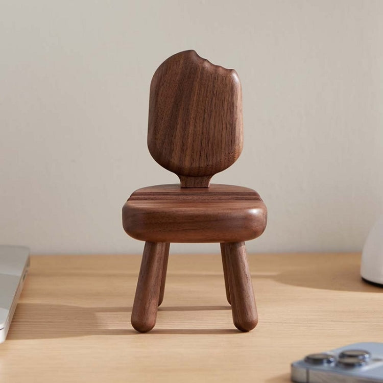 Wooden Desktop Adjustable Phone Holder(Ice Cream)