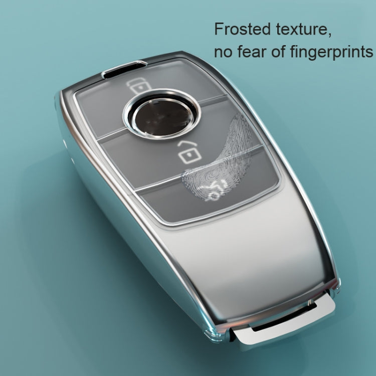 Transparent TPU Car Key Cover For Mercedes-Benz E200 E300L C260L