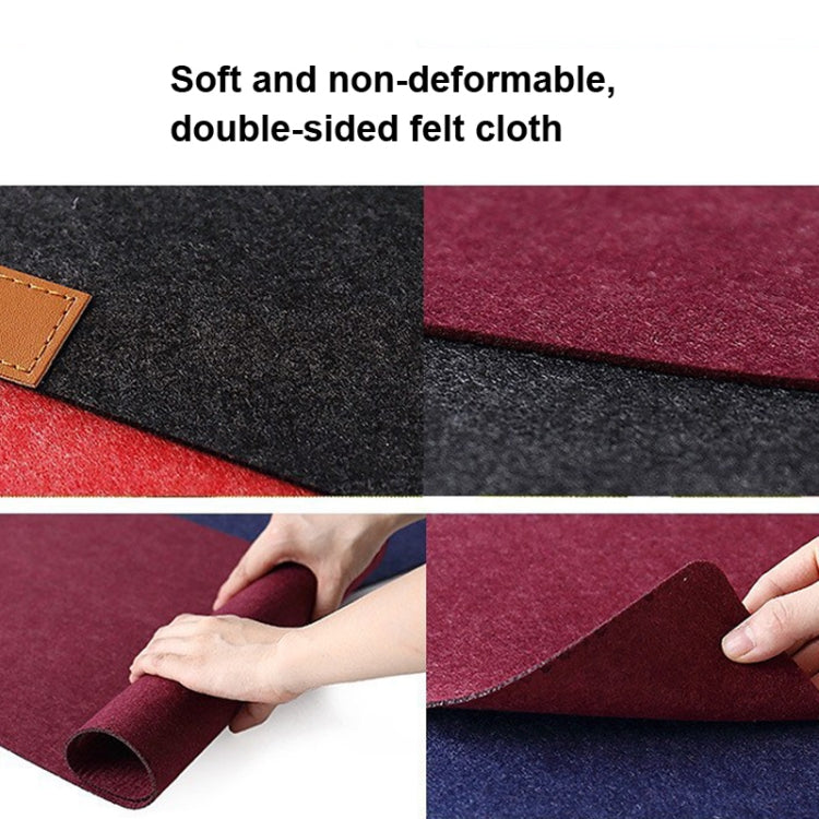 2PCS Felt Keyboard Mouse Pad Desk Pad, Specification: 300 × 600 × 2mm