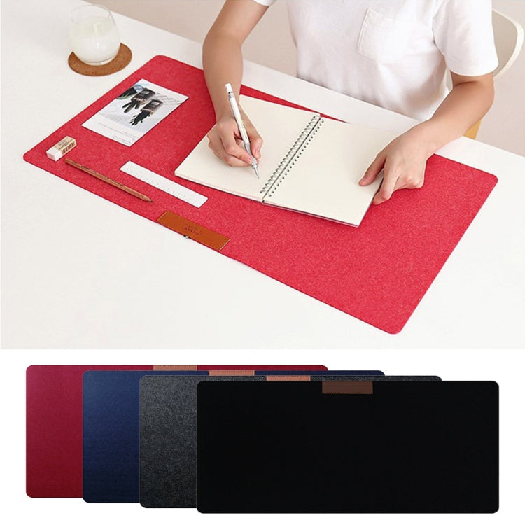 2PCS Felt Keyboard Mouse Pad Desk Pad, Specification: 300 × 700 × 2mm