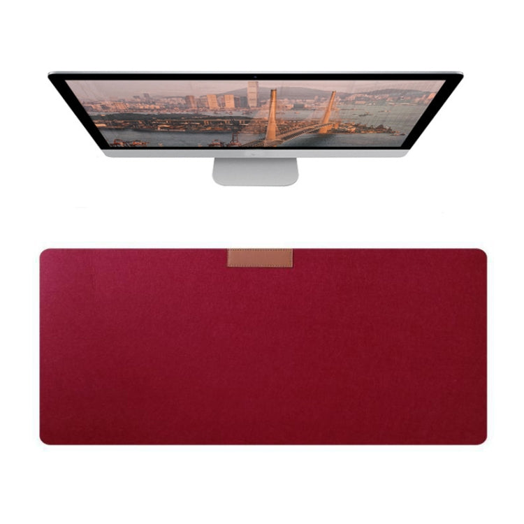 2PCS Felt Keyboard Mouse Pad Desk Pad, Specification: 300 × 800 × 3mm