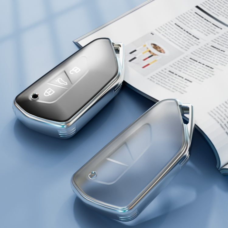 Frosted Transparent Key Case for Volkswagen Golf 8
