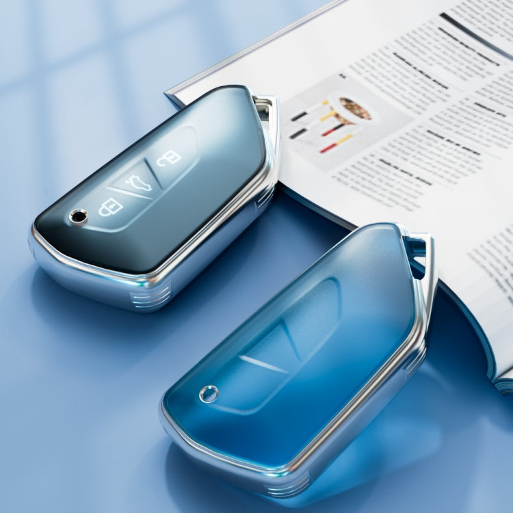 Frosted Transparent Key Case for Volkswagen Golf 8