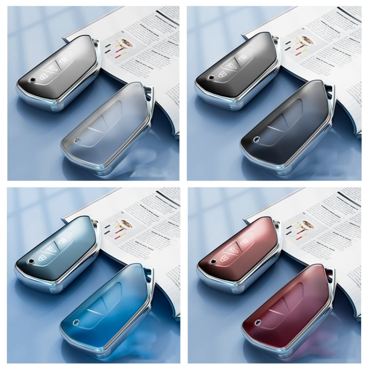 Frosted Transparent Key Case for Volkswagen Golf 8