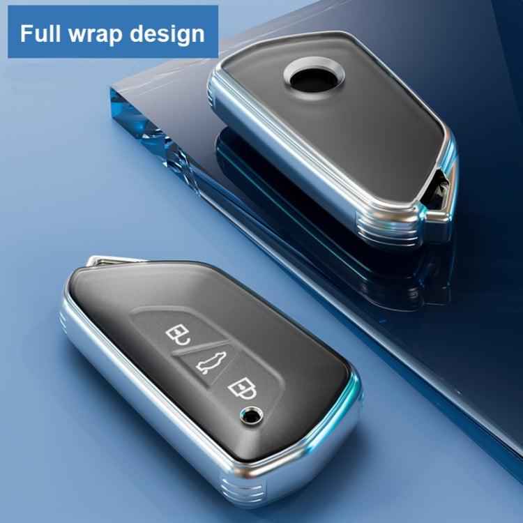 Frosted Transparent Key Case for Volkswagen Golf 8