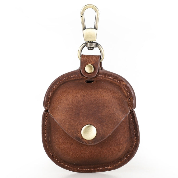 Crazy Horse Leather Wireless Bluetooth Earphone Cover For Samsung Galaxy Buds2