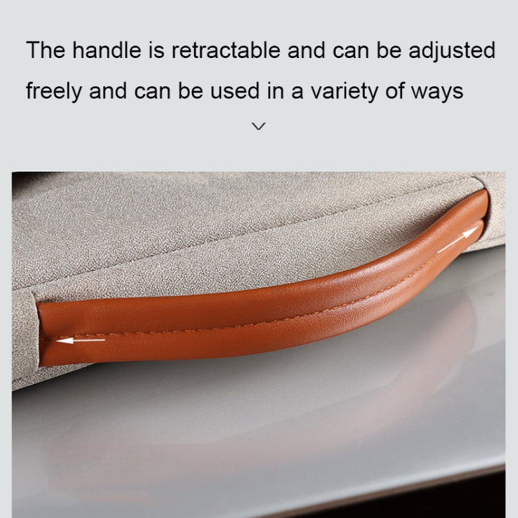 ND02S Adjustable Handle Waterproof Laptop Bag, Size: 14.1-15.4 inches