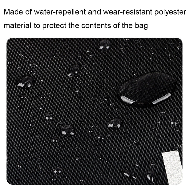 SJ16 Laptop Anti-Theft Backpack, Size: 13 inch-15.6 inch(Mysterious Black)