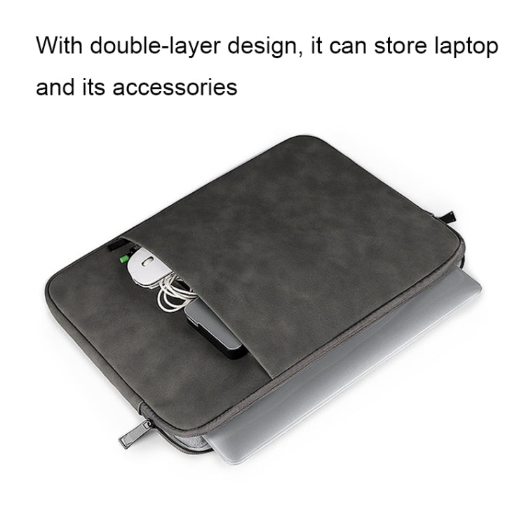 ND01DZ Double Layer Waterproof Laptop Liner Bag, Size: 14.1-15.4 inches