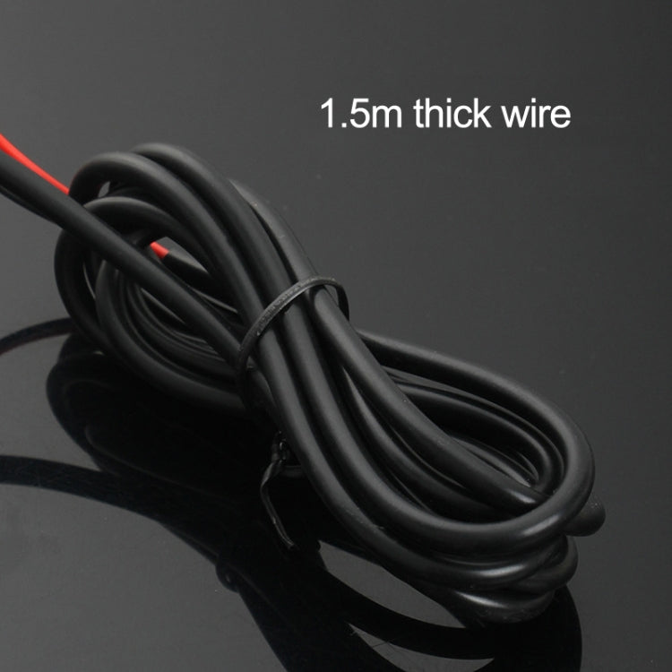 Motorcycle Dual USB Mobile Phone Charger 5V 3A Fast Charging(Black)