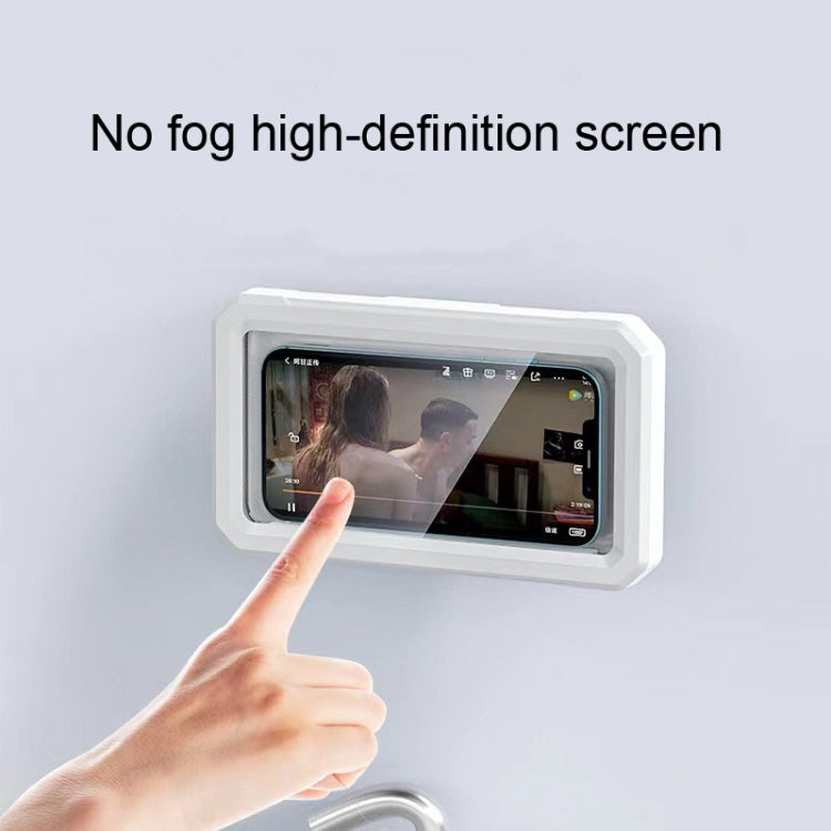 Retractable Rotating Bathroom Waterproof Mobile Phone Box Wall Mount Mobile Phone Holder