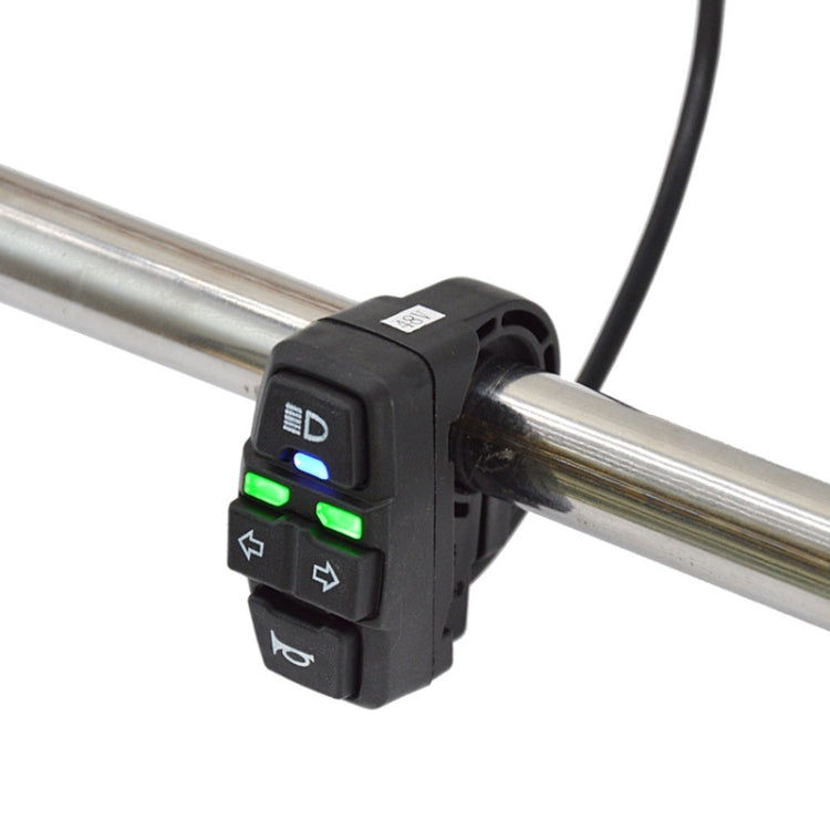 3 In 1 Switch Mountain Car Skateboard Horn Headlights Turn Switch