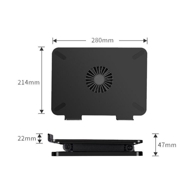 Foldable Laptop Cooling Stand, Spec: Simple Model
