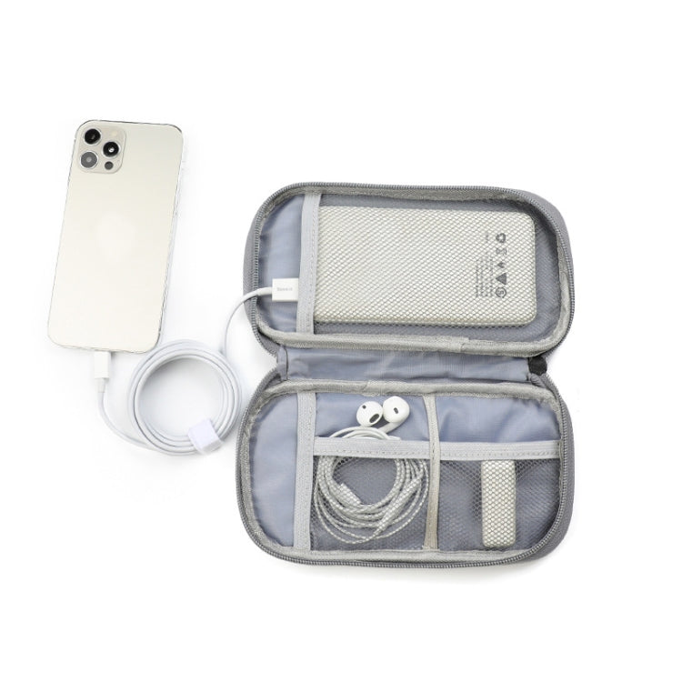 Power Hard Drive Digital Accessories Dustproof Storage Bag, Style: Power Bank Bag (Gray)