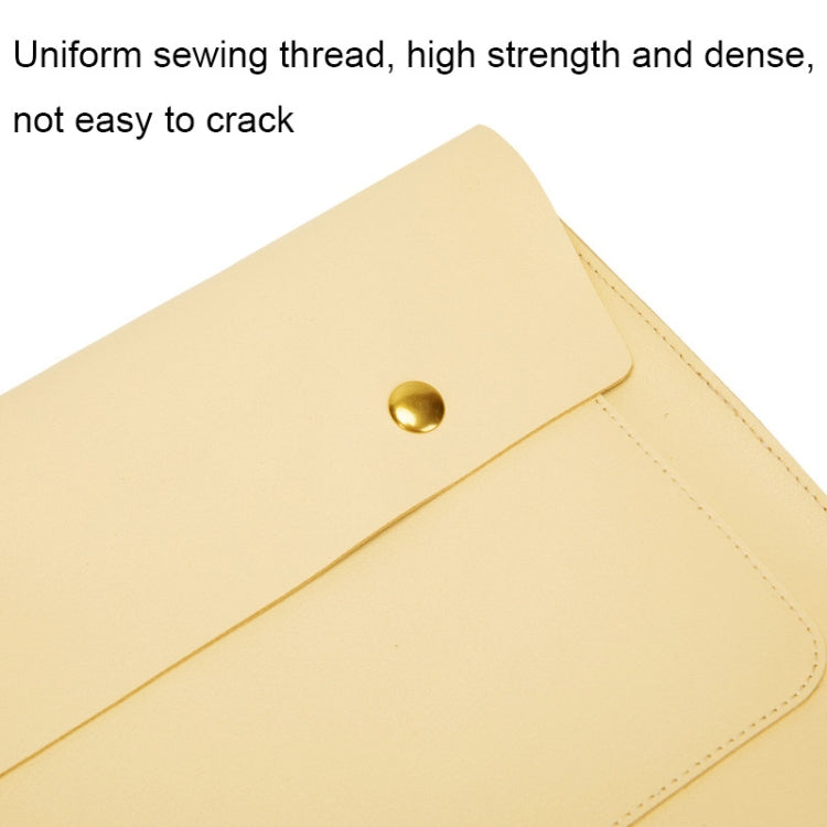 S178 3 In 1 Leather Waterproof Laptop Liner Bag, Size: 14 inches