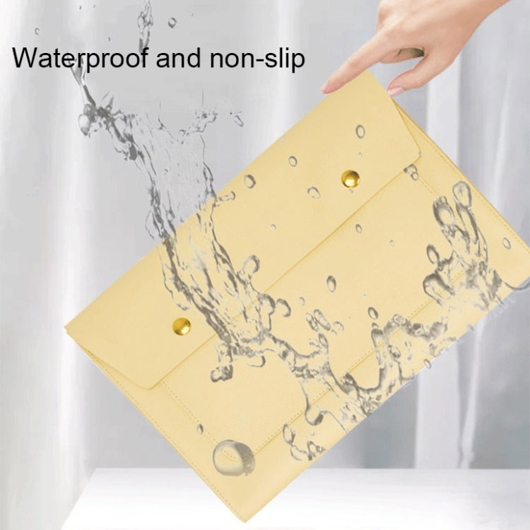 S178 3 In 1 Leather Waterproof Laptop Liner Bag, Size: 15 inches