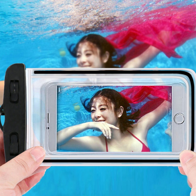 4 PCS Sealed Luminous PVC Waterproof Cover Swimming Mobile Phone Waterproof Bag