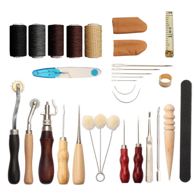 29 In 1 Handmade Leather DIY Tool Set Sewing Craft Tool Set