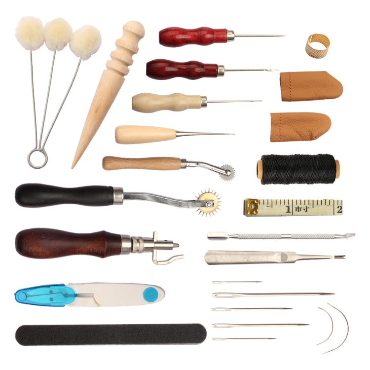 29 In 1 Handmade Leather DIY Tool Set Sewing Craft Tool Set
