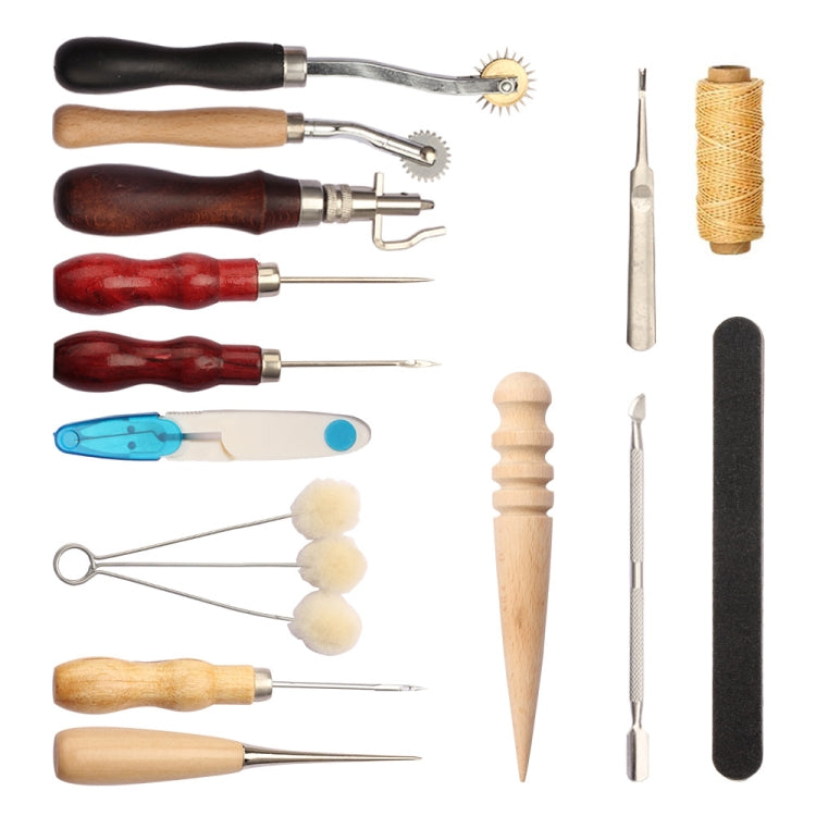29 In 1 Handmade Leather DIY Tool Set Sewing Craft Tool Set