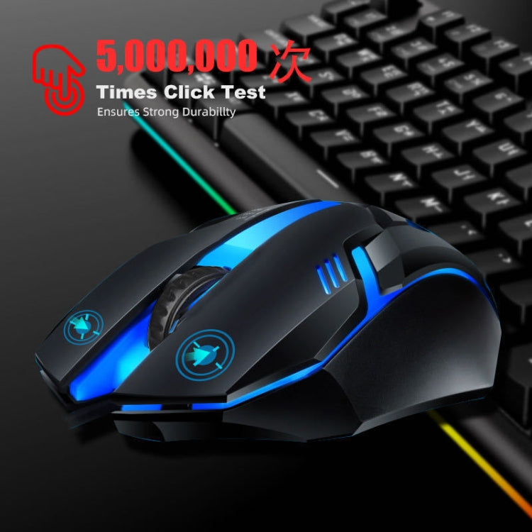 FV-136 Wired Photoelectric Colorful Breathing Light Gaming Office Mouse