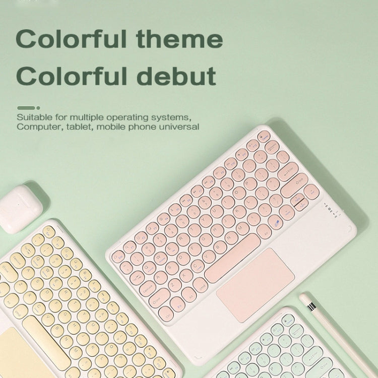 H01A 10 Inch Mini Portable Universal Wireless Bluetooth Keyboard with Touch