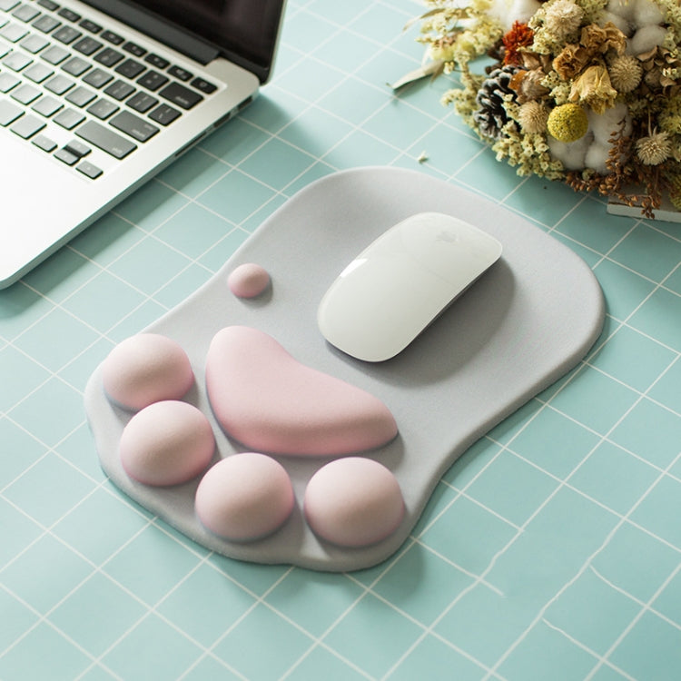 Cartoon Three-dimensional Cat Claw Wrist Protection Mouse Pad