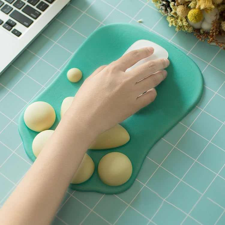 Cartoon Three-dimensional Cat Claw Wrist Protection Mouse Pad