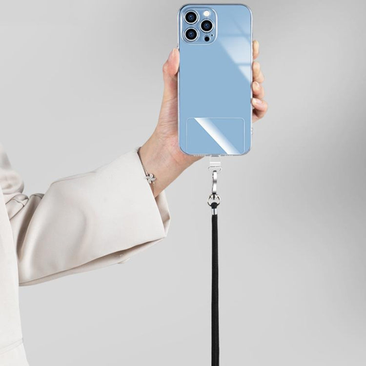 3 PCS Universal Phone Lanyard Gasket Back Stick TPU Connecting Piece(Transparent)