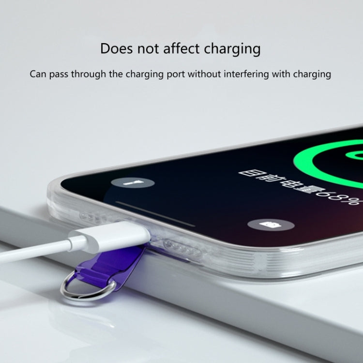 2 PCS Universal Phone Lanyard Rainbow Gasket Patch Back Stick