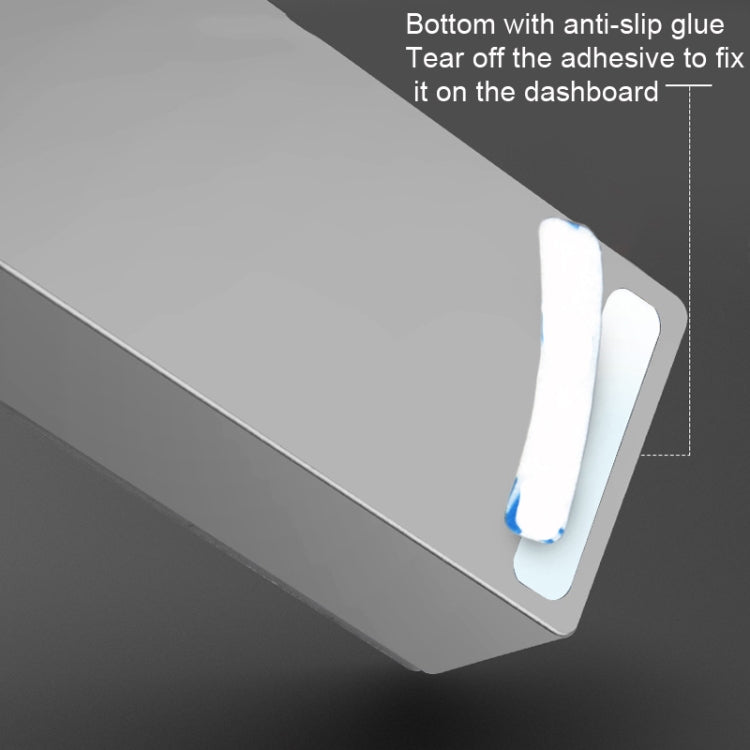 Sliding Cover Hidden Double Side Number Magnetic Suction Car Temporary Parking License