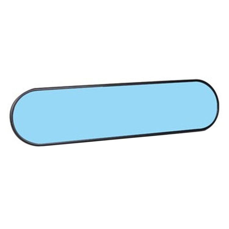 DM-055 28.8cm Car Large Field of View Anti-dazzle Blue Mirror Reversing Curved Rearview Mirror