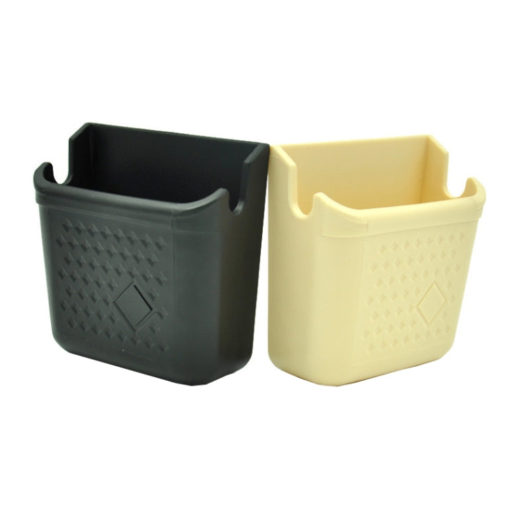 Vehicle Adhesive Mobile Phone Stand Card Cigarette Storage Box, Color: DM-004 Black