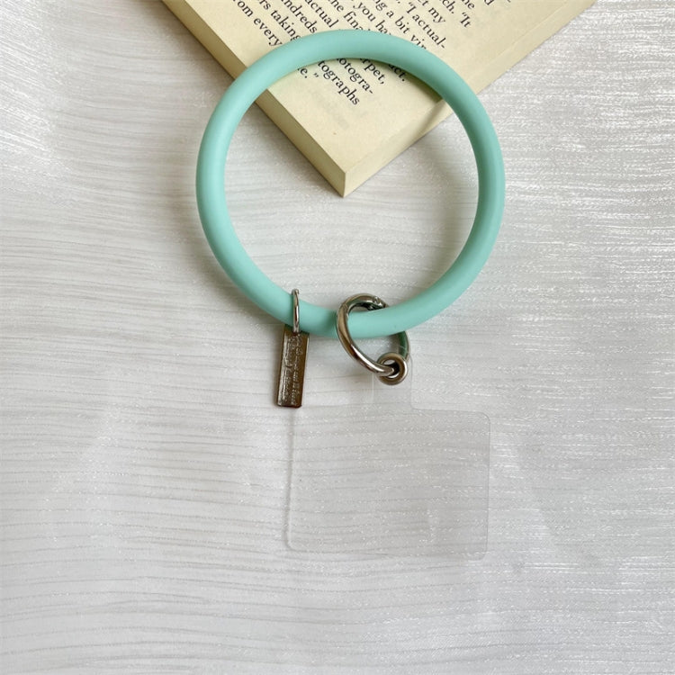 3 PCS Phone Case Silicone Bracelet Keychain Anti-fall Phone Lanyard with Patch