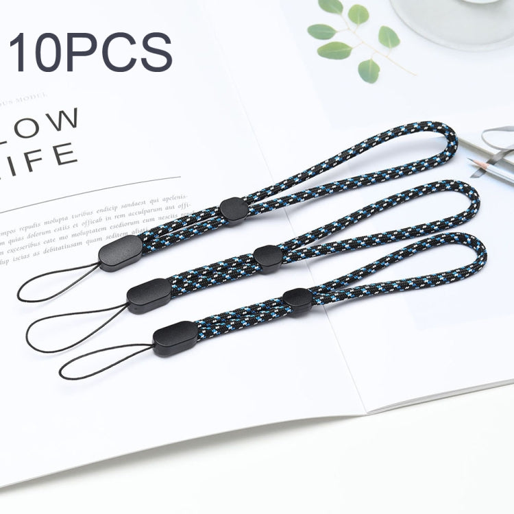 10 PCS Adjustable Mobile Phone Lanyard Short Type Lanyard Wrist Anti-lost Lanyard