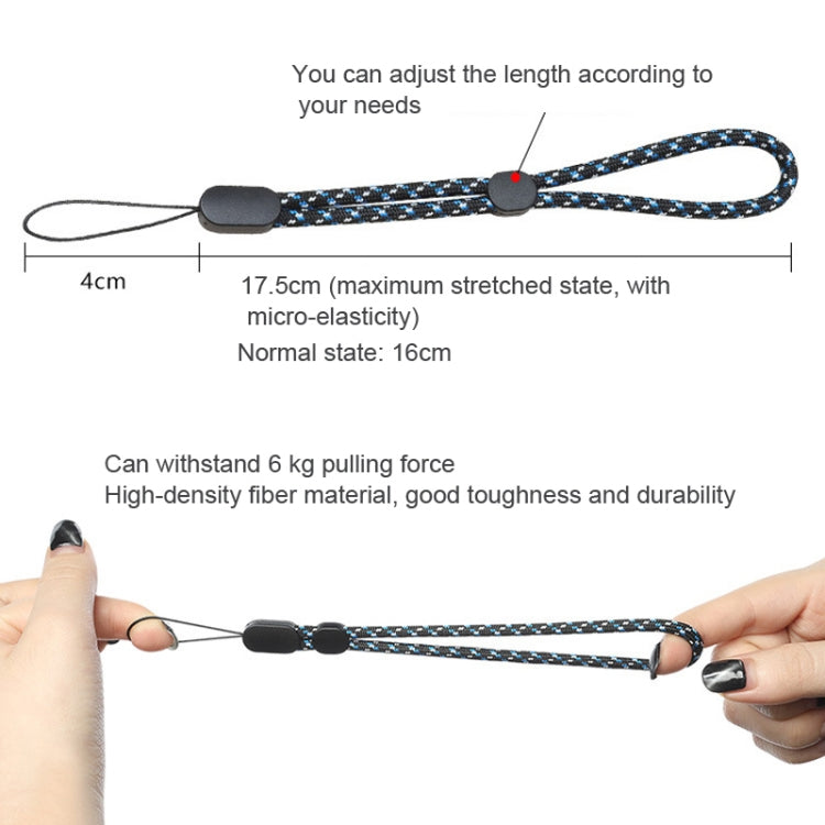 10 PCS Adjustable Mobile Phone Lanyard Short Type Lanyard Wrist Anti-lost Lanyard